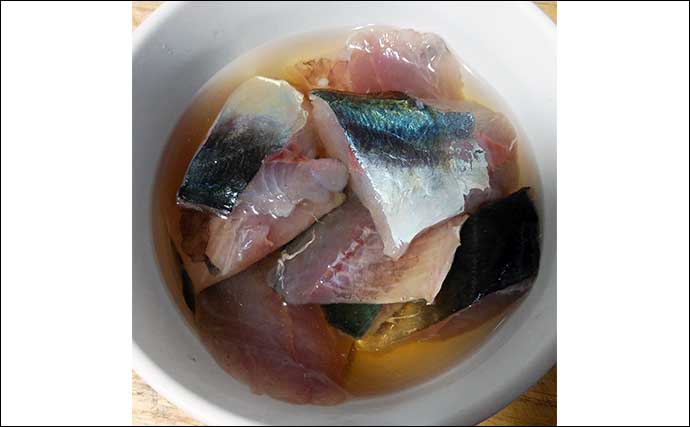 釣り人的「アジのひと手間レシピ」：マアジのマイルドみりん漬け