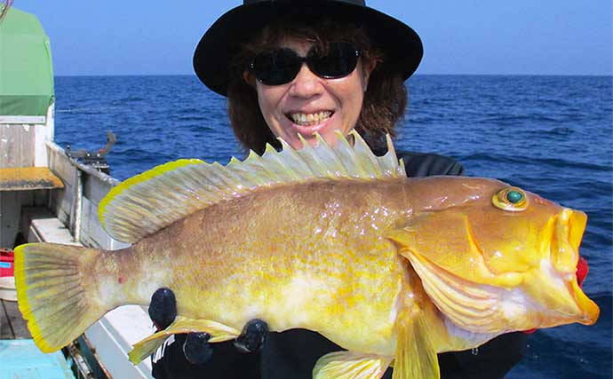 【福岡】沖のエサ釣り最新釣果　2kg超アオナに38kgアラなど根魚好調