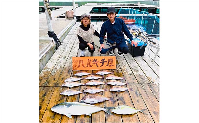 【三重・愛知】海上釣り堀の最新釣果　マダイ数釣りに良型ワラサも