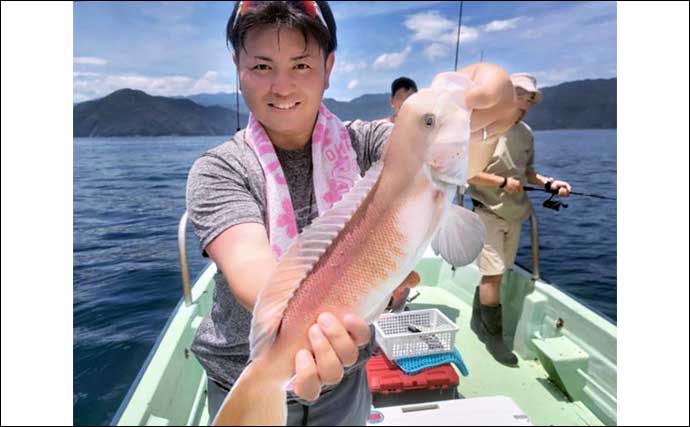 【三重】沖のルアー最新釣果　スイミングで50cm級オオモンハタ絶好調