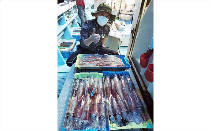 【福井】沖釣り最新釣果　青物ジギングにイカメタルでマイカ＆スルメ好調