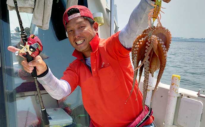 愛知県ボートエギタコ釣りで42匹　2022年の伊勢湾タコは大当たり？