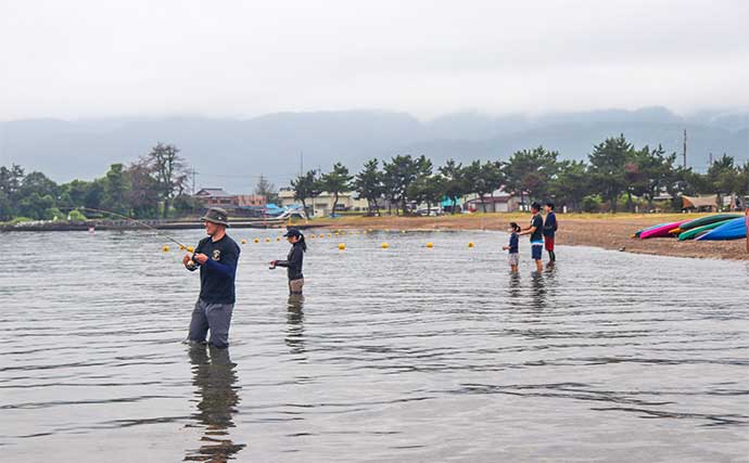 琵琶湖＆流入河川でハスゲーム堪能　小アユ釣りとセットで楽しさ倍増
