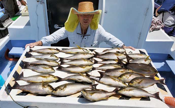 【愛知】沖釣り最新釣果情報　ジギングでブリにサワラに大型タチウオ
