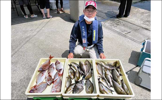 【愛知】沖釣り最新釣果　大山沖の大型イサキ釣りが好調継続