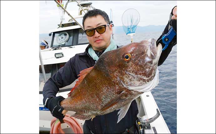 【福井】沖釣り最新釣果　タイラバで80cm超えモンスターマダイ浮上