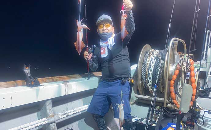 今週の『船釣り情報』特選釣果　九州エリアの夜焚きイカが最盛期突入