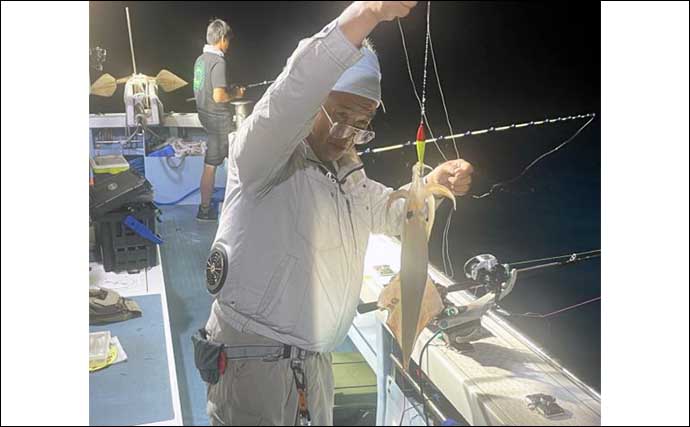 【玄界灘】夜焚きイカ最新釣果　平均60匹前後で釣る人100匹超え