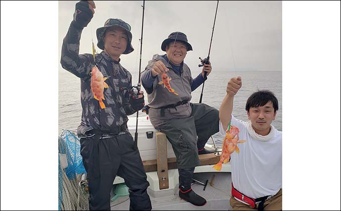 熊本でのタイラバ＆SLJ釣行で良型マダイにイサキにハガツオ好捕