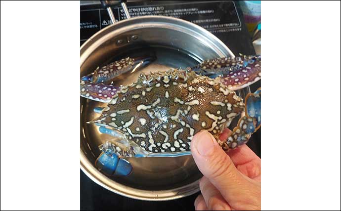 釣り人的「自作冷凍食品」レシピ：ワタリガニのグラタン　長期保存可能