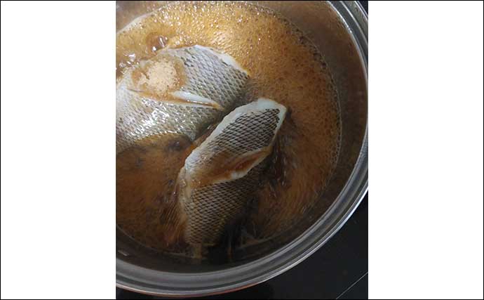 釣り人的「時短」レシピ：イトフエフキのサッと煮　煮込み時間は3分