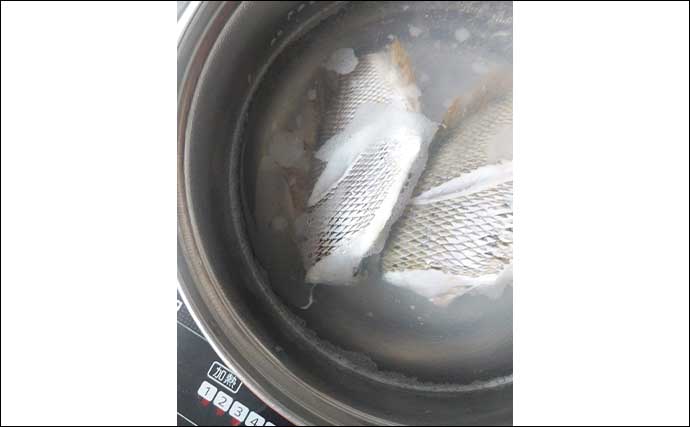 釣り人的「時短」レシピ：イトフエフキのサッと煮　煮込み時間は3分