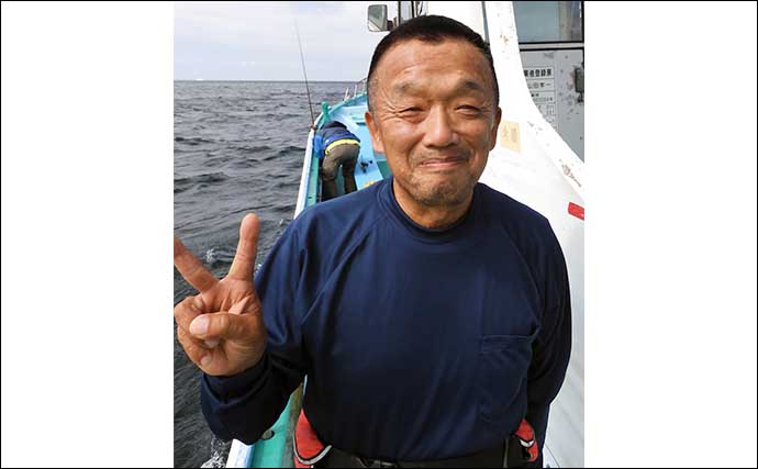 東京湾船カワハギ釣りで25cm頭にトップ8尾　上げ潮で状況好転