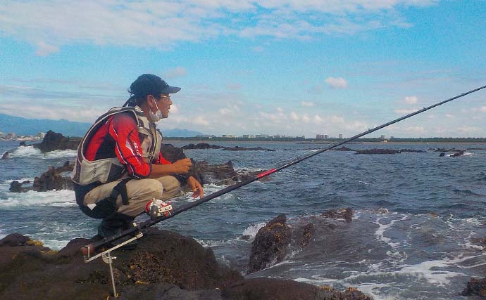 茅ヶ崎・沖磯での石物釣りで大型イシダイ無念のバラシ　2022年はアタリ年