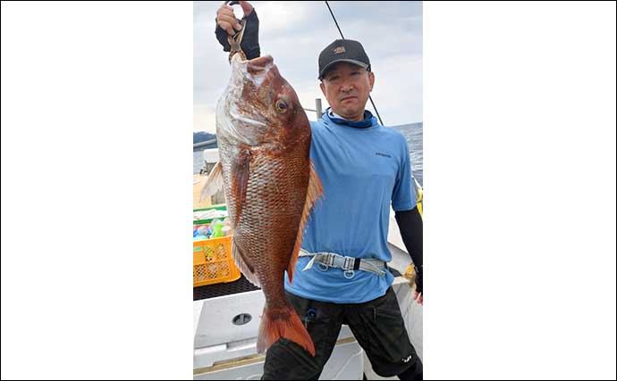 【福井・静岡】沖のルアー最新釣果　ジギング＆タイラバで良型マダイ