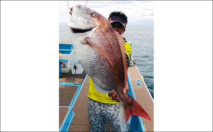 【三重】沖釣り最新釣果　タイラバで80cm頭に大型マダイ続々