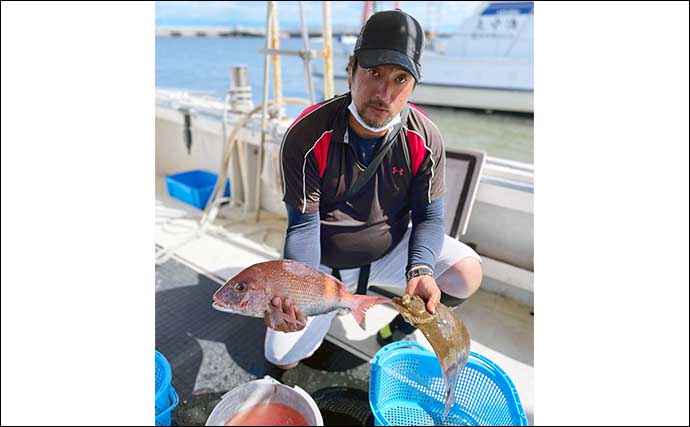 【大分・熊本】船釣り最新釣果　良型タチウオ＆マダイが好調