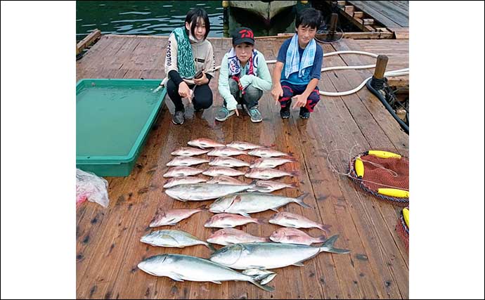 【三重・愛知】海上釣り堀＆カカリ釣り最新釣果　マダイ数釣りで笑顔
