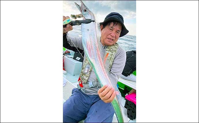 【大分・熊本】船釣り最新釣果　タチウオとマダイで良型が顔出し