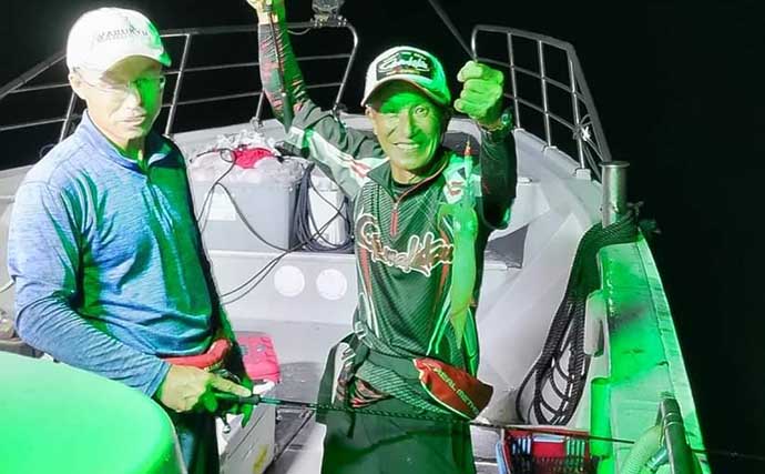 宇和海イカメタル釣行で51匹　数釣り狙える往復ビンタ釣法とは？