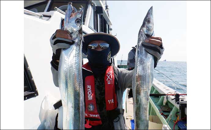 【愛知】船のエサ釣り最新釣果　テンヤ釣法で大型タチウオが続々
