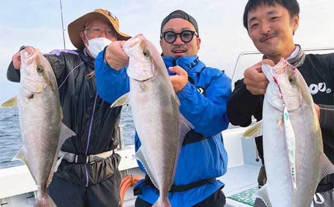 【長崎・佐賀】船釣り最新釣果　ジギングでカンパチにヒラマサ好調