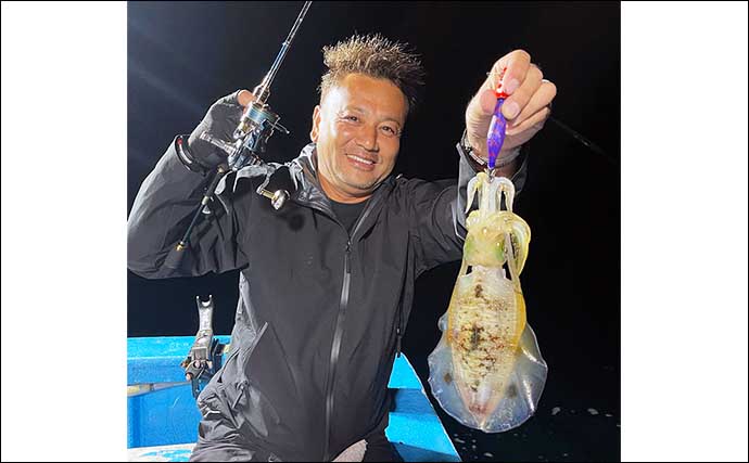【福井・石川】沖ルアー最新釣果　ティップランエギングで船中アオリ80匹