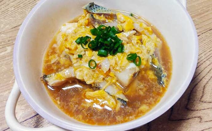 釣り人的「食材代替」レシピ：コノシロの柳川煮風　溶き卵がポイント