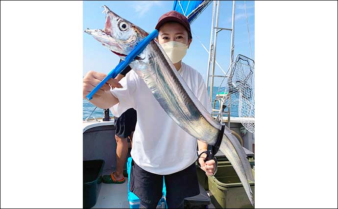 【大分・熊本】船釣り最新釣果　大型タチウオにマダイが釣果上伸中