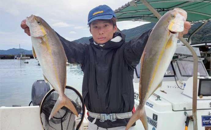 【三重】沖釣り最新釣果　ティップランエギングで良型アオリイカ顔見せ