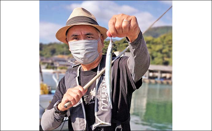 堤防でのんびり「のべ竿」フィッシング　サヨリ＆小アジを大漁キャッチ