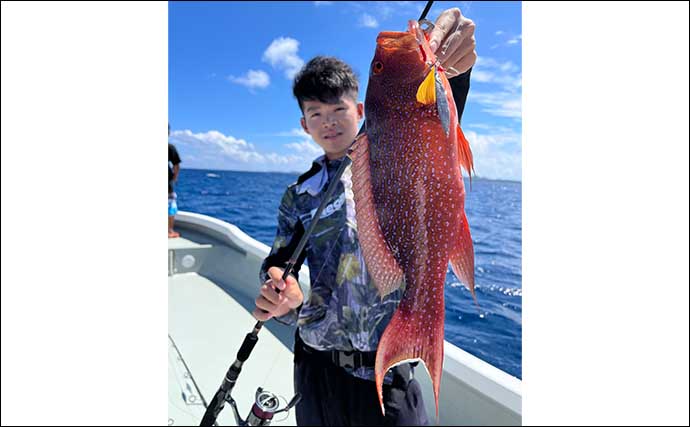 沖縄への遠征ライトジギングで多彩釣果　無着色の鉛ジグが一番釣れた？