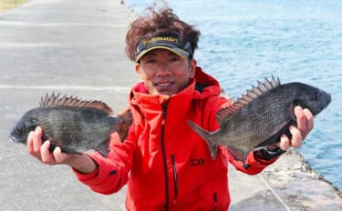 【2022年・秋】クロダイ狙い堤防フカセ釣り入門　タックル・エサ・釣り方