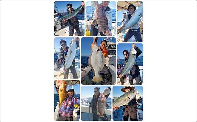 【福岡】落とし込み釣り最新釣果　10kg筆頭に5kg級中心でヒラマサ好調