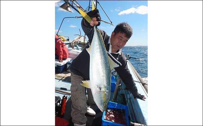 福岡の落とし込み釣りで大型オオモンハタ登場　ブリ・マダイも顔出し