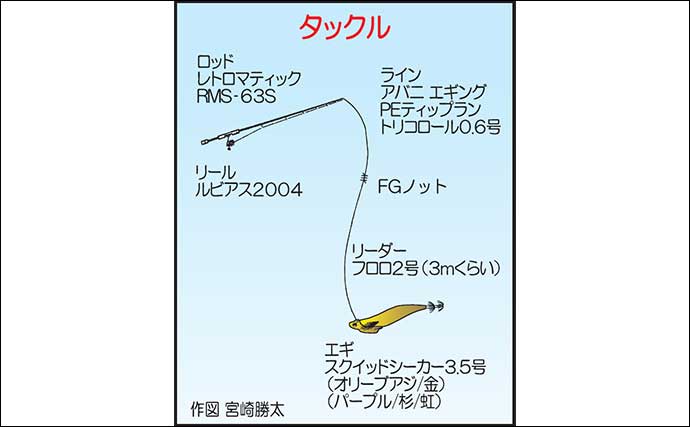 佐賀のティップランエギング釣行で初挑戦組も含めて船中平均10尾以上