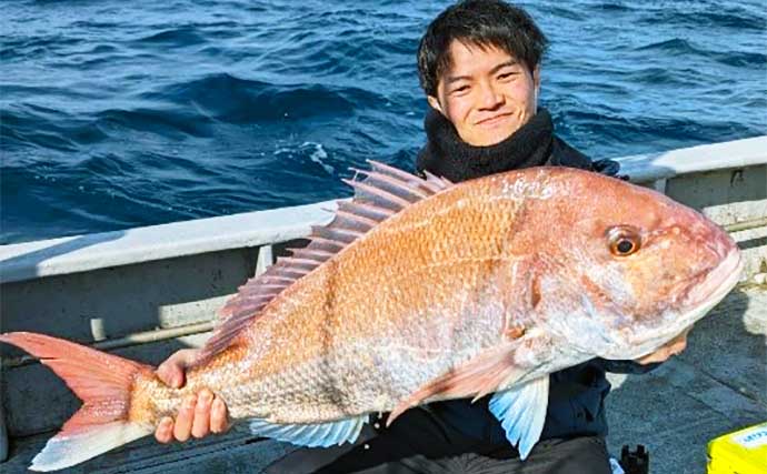 【福井・石川】船のルアー釣り最新釣果　タイラバで大型マダイ続々