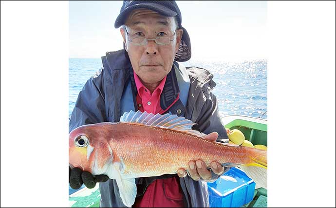 【福岡】船のエサ釣り最新釣果　エビラバ＆テンヤで8kg超えマダイ