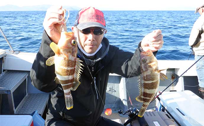 日本海タイラバ五目釣行で本命マダイにアマダイ　渋い時の裏技とは？