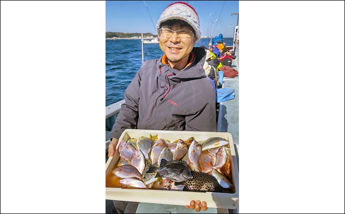 愛知のウタセ五目釣りでイシダイにチダイにキジハタ　多彩釣果が魅力