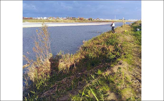 石川・手取川のサケ有効利用調査で70cm級メス手中　サンマエサにヒット