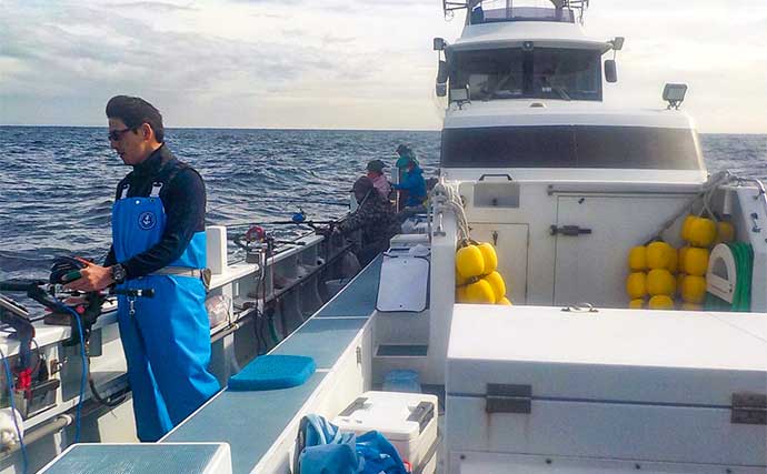 相模湾キンメダイ釣りで船中トップ15尾　朝イチが最大のチャンスタイム