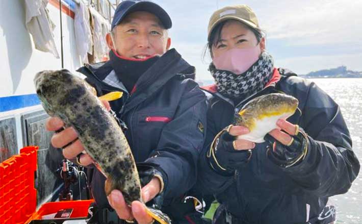 東京湾・フグのカットウ釣りに午後船で挑戦！