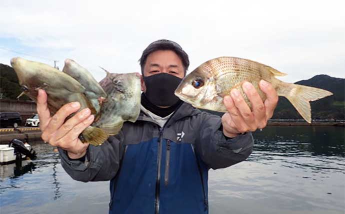 【三重】船釣り最新釣果　ボートでのカワハギ釣りが型・数共に好調