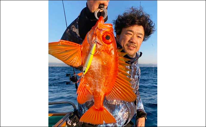 ジギングで「美味な魚」チカメキントキ良型登場　【愛知・三重】船ルアー釣り最新釣果