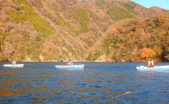 神奈川・津久井湖のワカサギ釣りで661尾2430g　開始1時間で200尾超えと爆釣