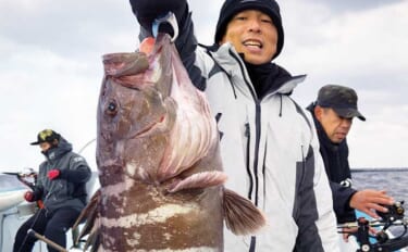 船釣りで６kg超え大型タカバ（マハタ）浮上【福岡】 落とし込み釣り最新…