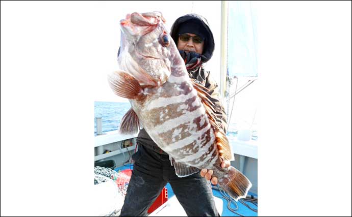 船釣りで６kg超え大型タカバ（マハタ）浮上【福岡】 落とし込み釣り最新釣果