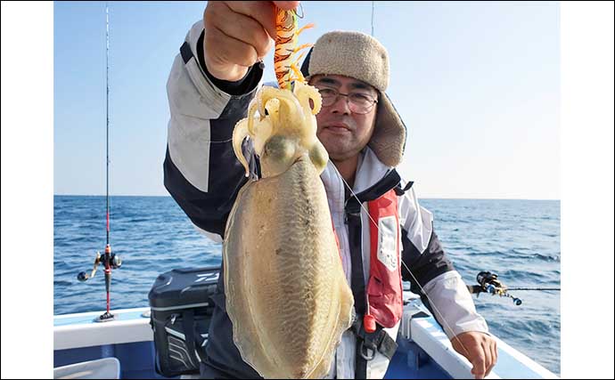 冬のコウイカ釣りで２桁釣果と好スタート【愛知】 船釣り最新釣果