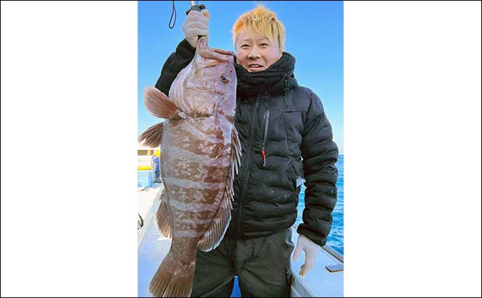 『エビラバ』で78cm6kg大型マダイ堂々参上【福岡】 船のエサ釣り最新釣果